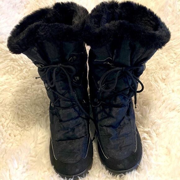 San Bernardo Puffy quilted snow boots size 7 - Picture 1 of 10